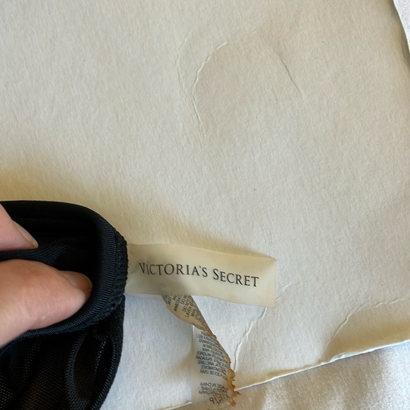 Victoria's Secret The Forever  Black Halter Shirred Ruched
One Piece Smal… - Picture 9 of 14